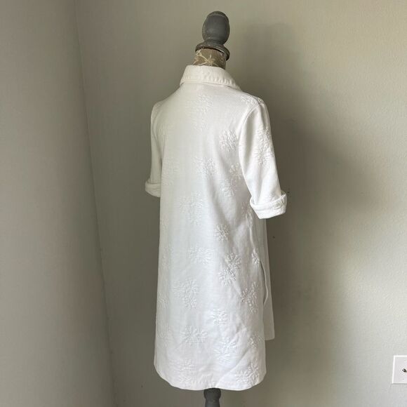 Vintage Diamond Tea Saks Fifth Ave Zip Up Robe - Picture 11 of 11